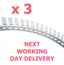 3 x 2.5 m FLEXIBLE ARCH SKIM CORNER BEAD  PVC WHITE NEXT DAY DELIVERY