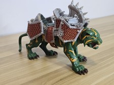 MOTU SAMURAI BATTLE CAT Heman Action Figure With Sadle. Mattel 2001 Vintage 10".