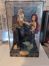 Disney Designer Fairytale Series Ariel and King Triton Limited Edition Doll