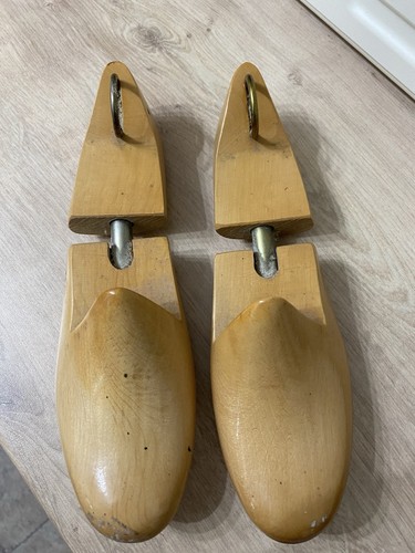 Vintage pair wooden shoe - vintage,