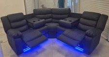 Roma Black Leather Electric