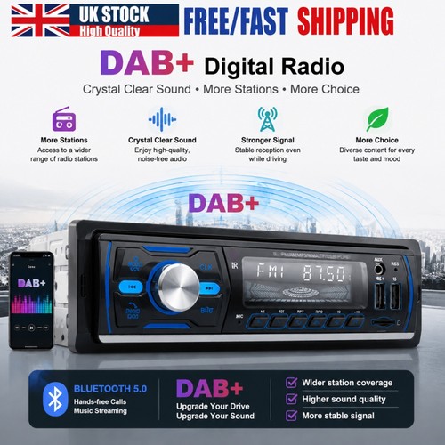 Dab single din - dab+, stereo