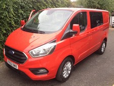 2022 FORD TRANSIT CUSTOM 300 LIMITED SPORT  ECOBLUE  DOUBLE CAB CREW VAN -NO VAT