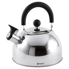 OUTWELL KETTLE  TEA BREAK WHISTLING  2.2L FLAME OR INDUCTION CAMPING CARAVAN