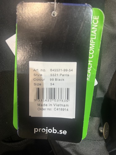 Projob workwear cargo trousers