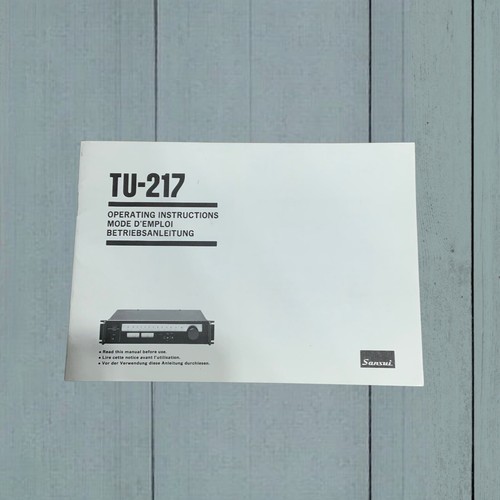 Sansui 217 operating - sansui,