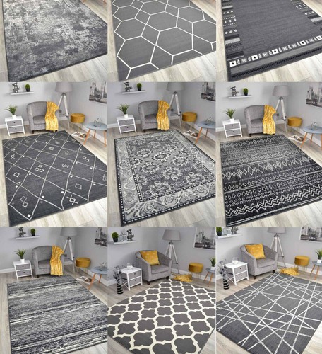 Large dark grey - dark, rugs