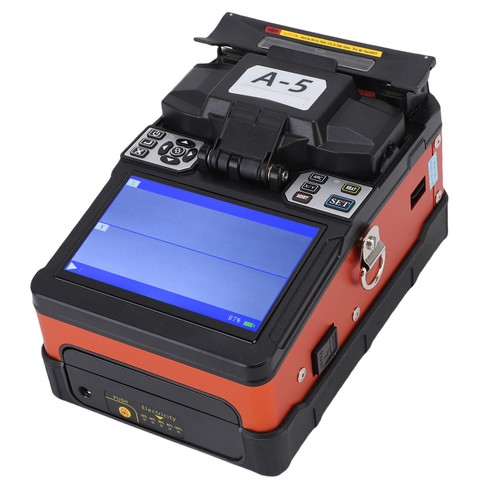 Optical fiber splicer and - splicer,