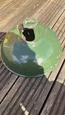 Small Enamel Green Light Shade 