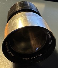 Vintage Bell & Howell 16mm Cine Projector Lens 2 Inch f/1.2 Good Condition