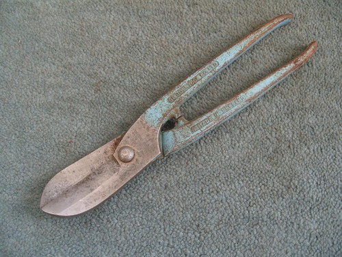 Curved tin snips by - 8",