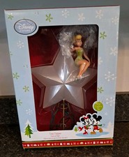 Disney Store Tinkerbell Light Up Christmas Collectible Tree Topper