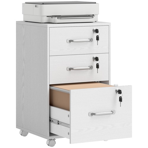 Homcom drawer file cabinet - 3,