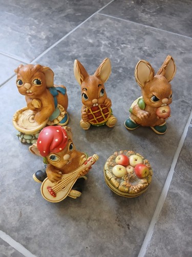 Pendelfin rabbit figurines - pendelfin,