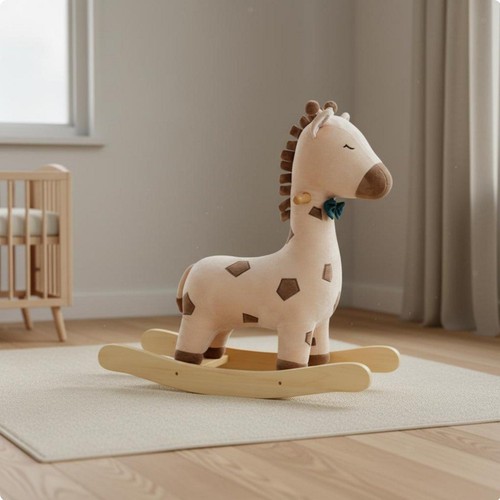Giraffe rocking horse nordic - giraffe,
