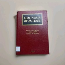 Limitation Of Actions By Oughton And Merkin
