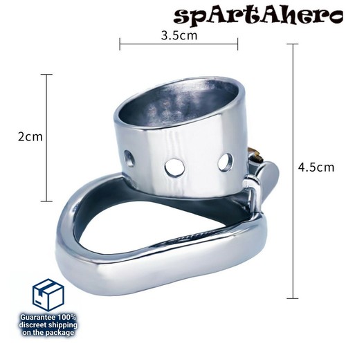 Male chastity open cage device - open,