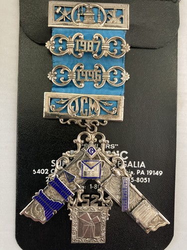 Sterling silver masonic past - silver,