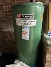 Gledhill Envirofoam 1050X427 Stainless Steel Indirect Hot Water Cylinder 140L