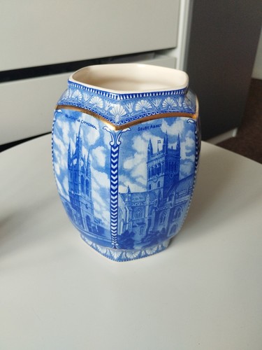 Vintage hexagonal tea - tea, caddy