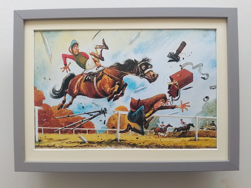 Norman thelwell horse - thelwell, racing