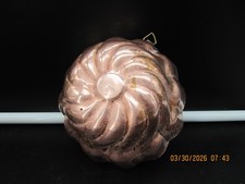 Vintage Copper Tin Mold Cake