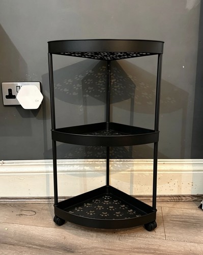 Tier black corner storage - 3,