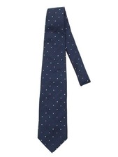 Hawes & Curtis Men's Tie Blue Polkadot 100% Silk