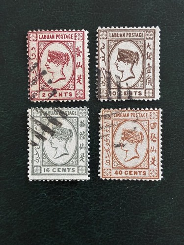 Labuan 1892 2c10c16c40c - 1892-93,