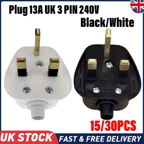 Mains plug 13a pin 240v - plug, uk
