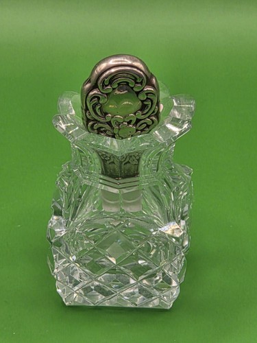 Antique cut crystal perfume - crystal,