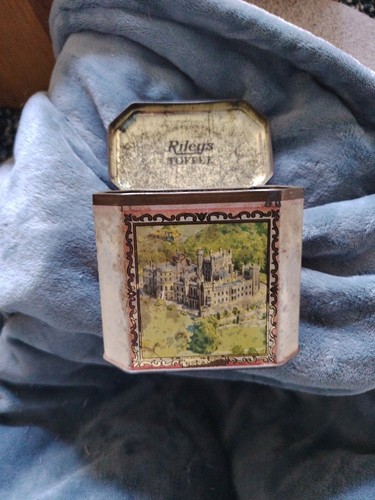 Vintage riley toffee tin - riley’s,