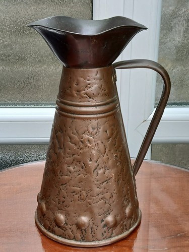 Antique art nouveau copper - antique, jug