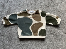 Zara boys cream camouflage