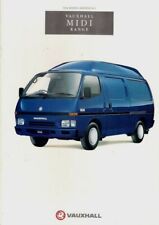 Vauxhall Midi 1993-94 UK Market Sales Brochure Van Estate Merit SWB LWB Bedford