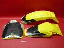 7pcs Plastic Kit Type KLX 110 Dirt Pit Bike Yellow CP2047 RSR Fairing + 10