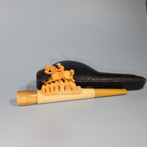 Antique meerschaum cheroot - meerschaum,