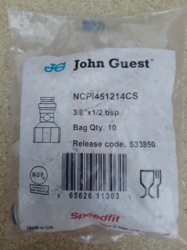 Keg coupler fittings - fittings, john
