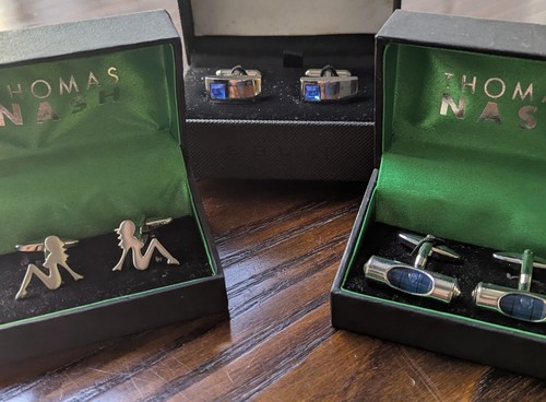 Pairs modern cufflinks - pairs,