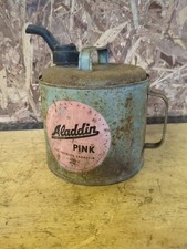 Vintage Aladdin Pink Paraffin Can.