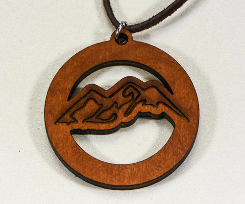 Laser engraved necklace - laser,