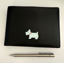 Radley A6 Black Leather Notebook & Pencil - New in box