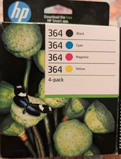Genuine HP 364 Combo 4-pack Black/Cyan/Yellow/Magenta Inks for HP B110a - N9J73A