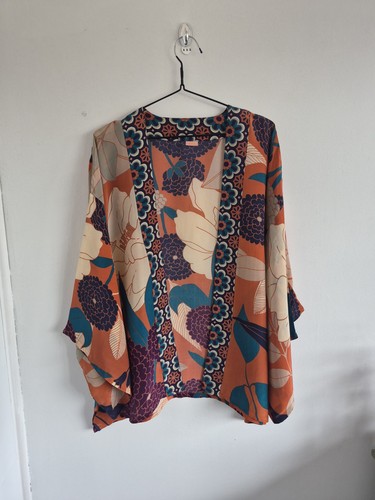 Lovely powder kimono - kimono, jacket