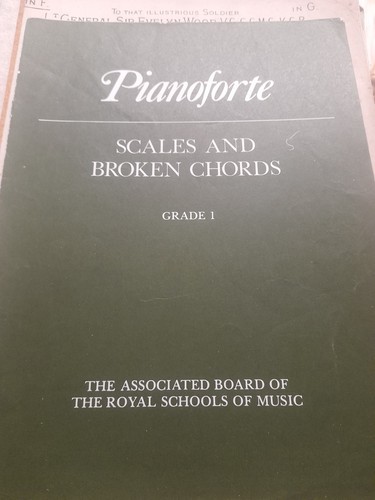 Piano scales and - and, broken