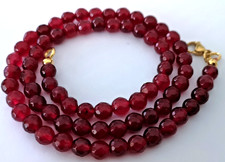 VINTAGE NATURAL FACETED RUBY