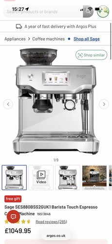 Sage barista touch ses880 - touch,