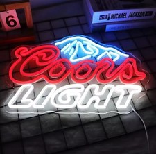 Coors Light LED Neon Sign for