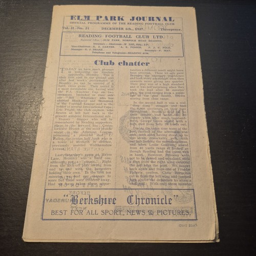 Programmes non league in the - -,