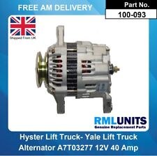 Alternator For Perkins A7AT3777  A007AT3777AMF101 0200620033 12V 40Amp